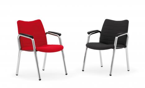 Flexy Soft con poggia braccia sedia