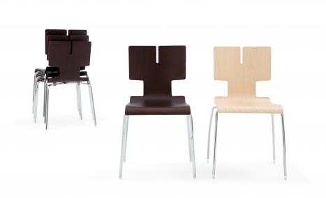 Unica 40 Wood sedia