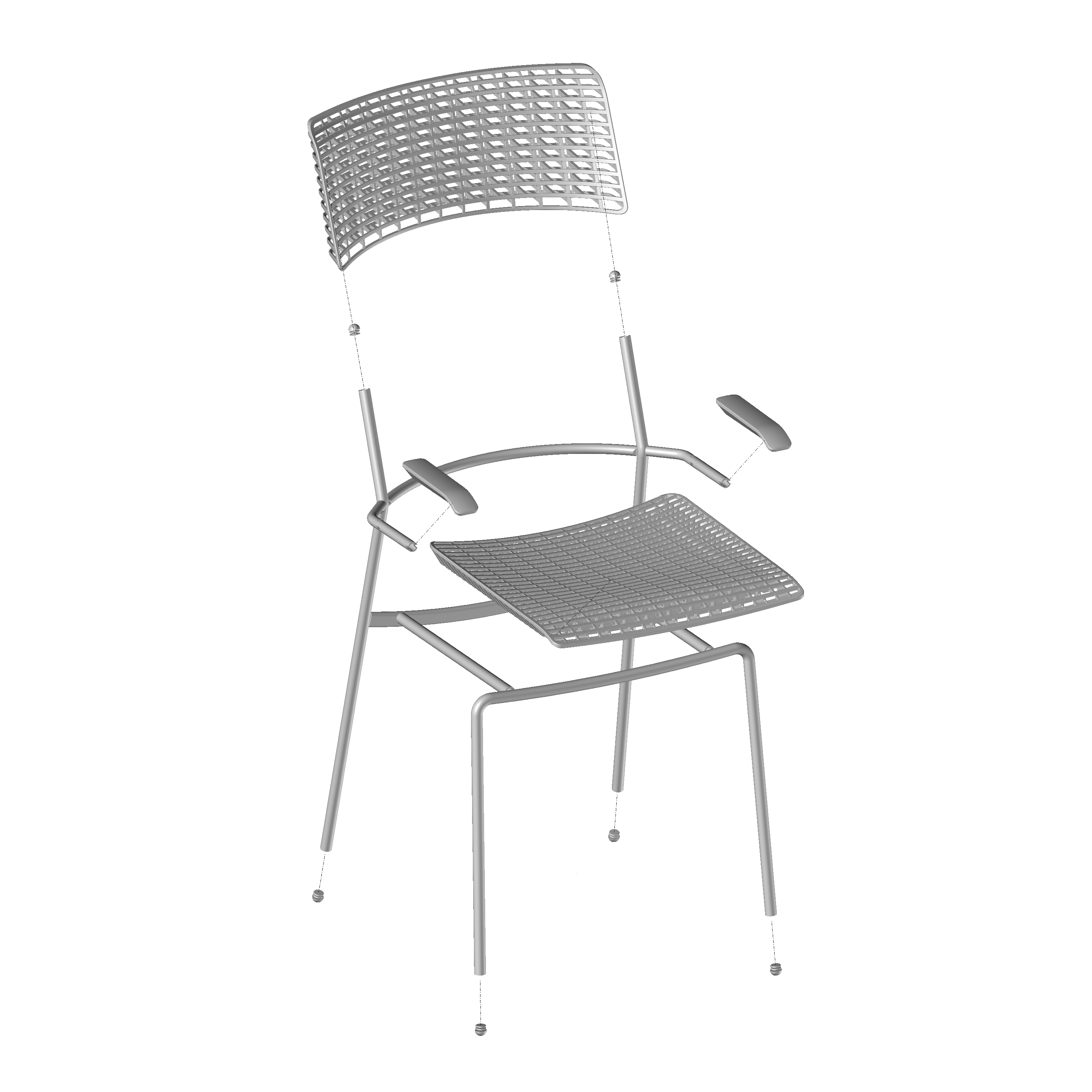 Sedia Con Seduta In Plastica E Gambe In Legno Di Faggio, Bianco DAXER | Maisons Du Monde - Foto 2