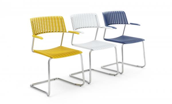 CALA PLASTIC CANTILEVER ARMCHAIR