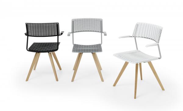 CALA PLASTIC WOOD ARMCHAIR