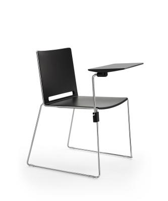 laFilò Soft removable writing tablet chair attached to the frame