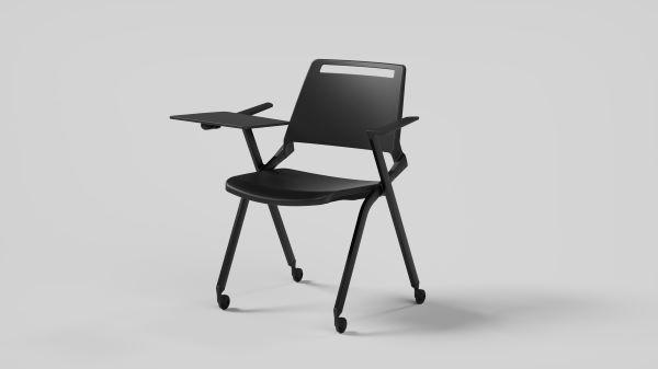 Aikido Plastic 4 gambe ruote  con tavoletta scrittoio
