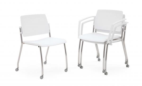 TRILOGY PLASTIC CASTORS CHAIR