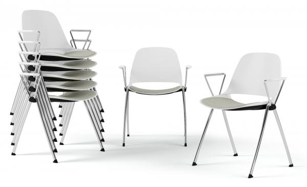 ECLIPSE SOFT ARMCHAIR Ø 22 MM