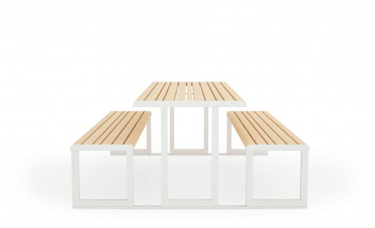 Ventiquattrore H24 Metal Linking Plates Tables Flat Benches